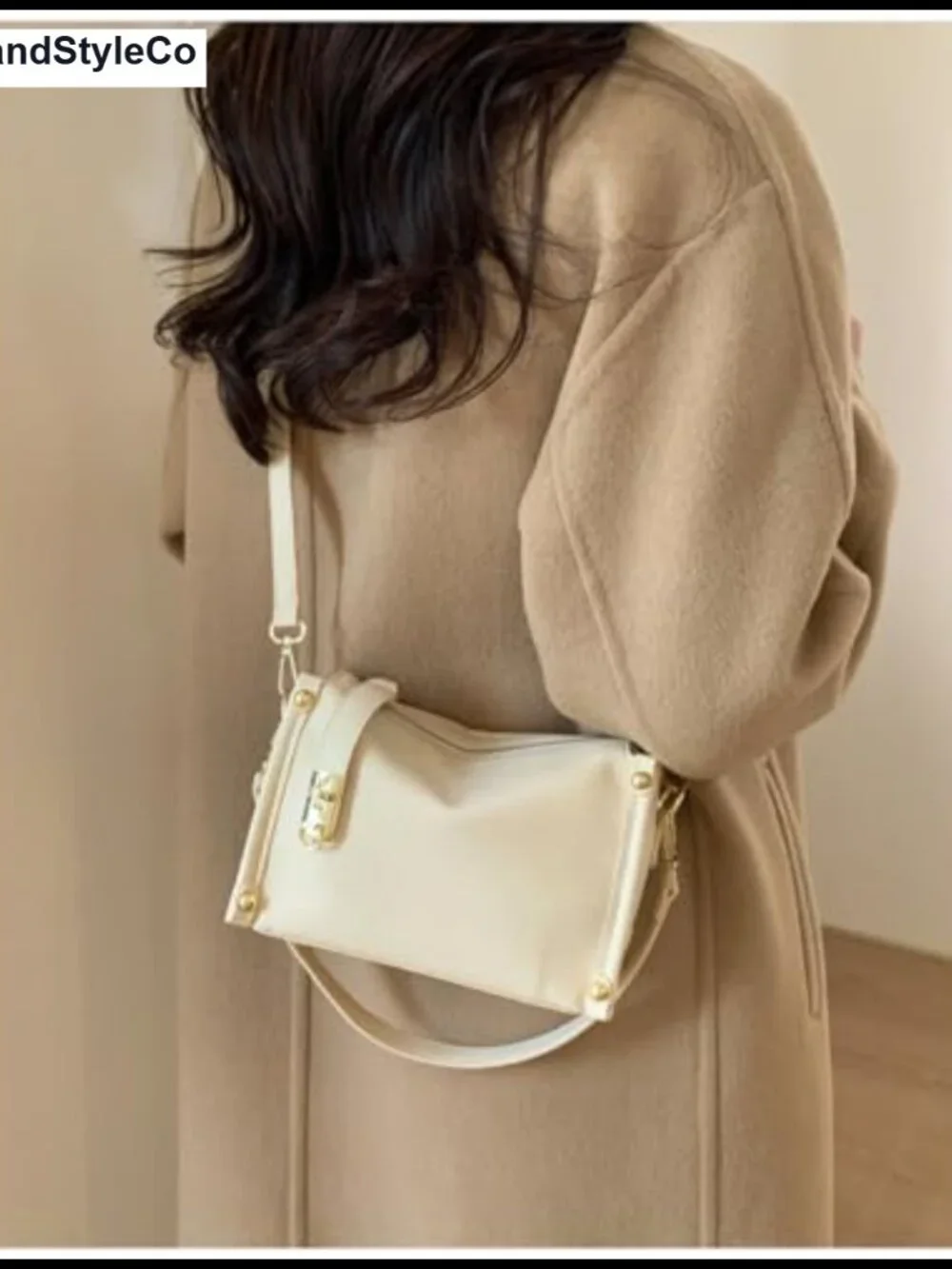 Suede Leather Crossbody Purse Small Shoulder Bag Vintage Mini Handbag